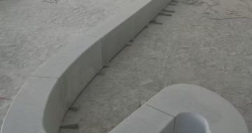 湖南 花岗岩整石坐凳拼装