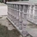 湖南 芝麻白圆形光面花瓶柱，栏杆