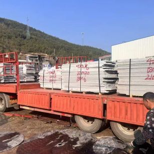 湖南 芝麻灰花岗岩光面毛板出货日常