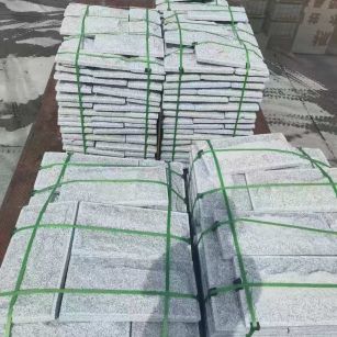 湖南 芝麻白蘑菇石装车出货