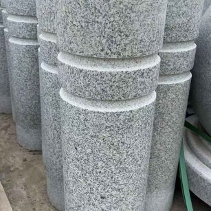 湖南 芝麻白花岗岩挡车柱、隔离柱多少钱