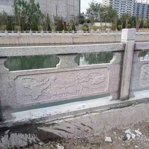 湖南 芙蓉白大花桥梁、河道，石材栏杆、围栏、护栏