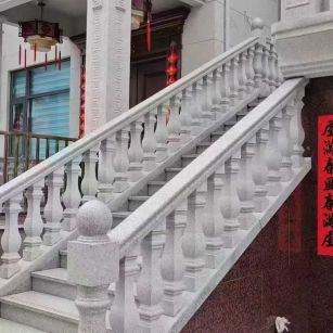 湖南 天然石材 阳台庭院护栏、栏杆