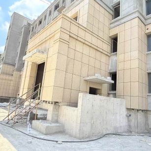 湖南 黄金麻干挂，工地实拍