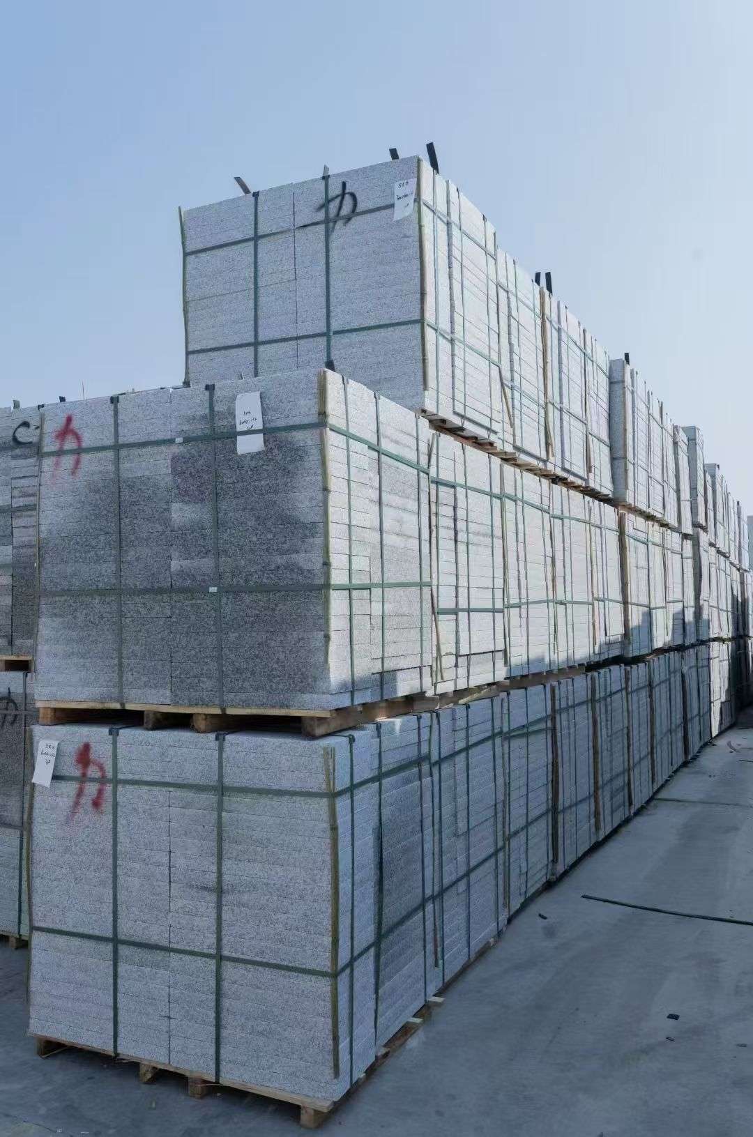 湖南 芙蓉白、大花白、小白花荔枝面成品地铺石