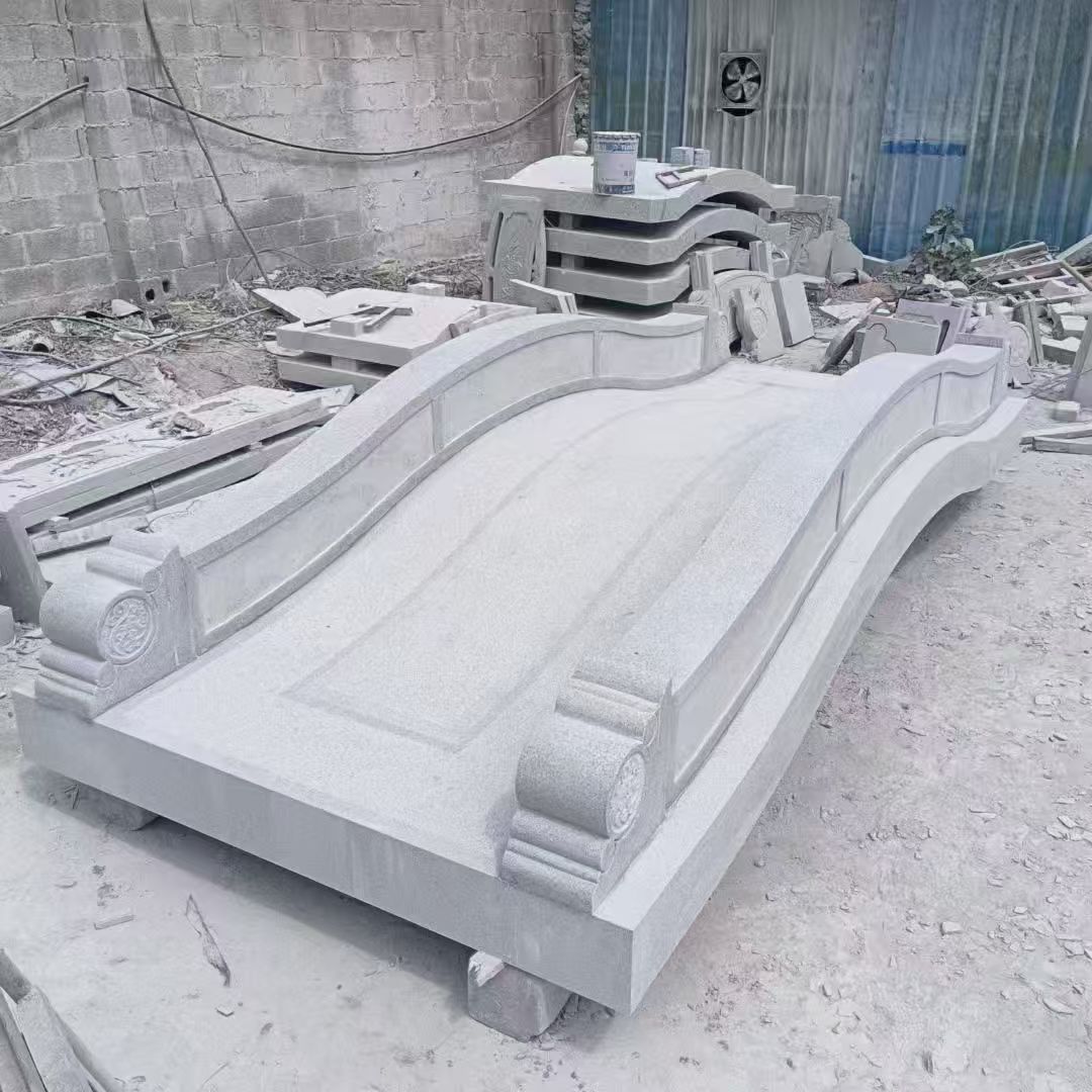 湖南 芝麻灰花岗岩园林景观 小石桥