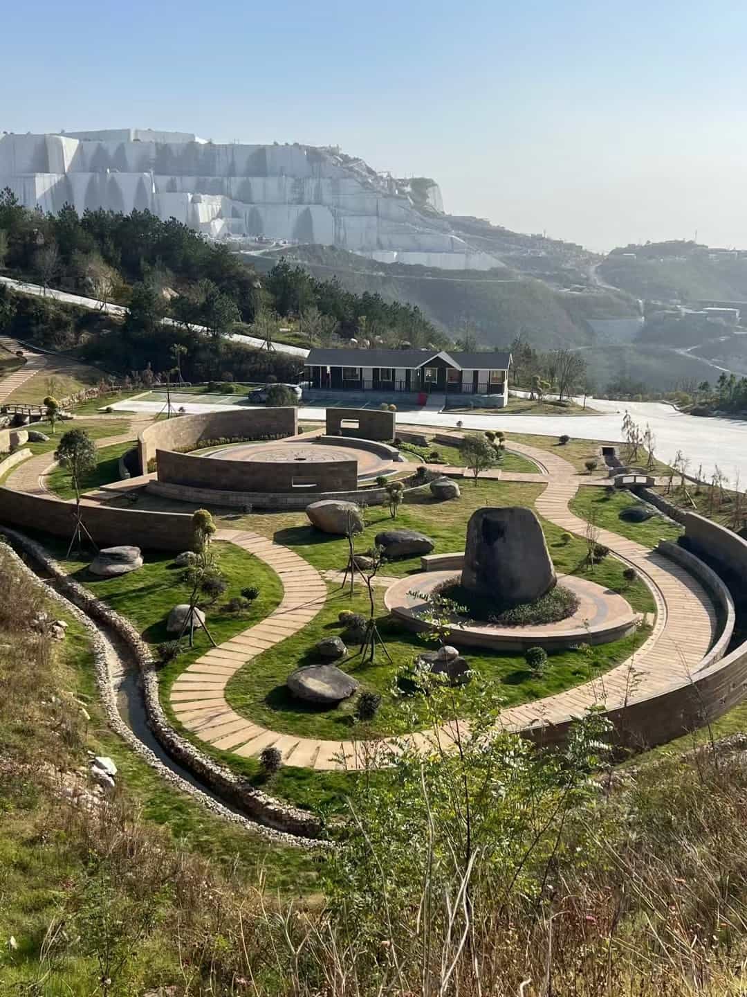 湖南仿古石铺装整体效果