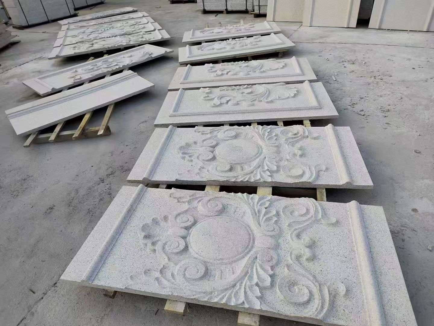 湖南 芝麻白干挂雕花板