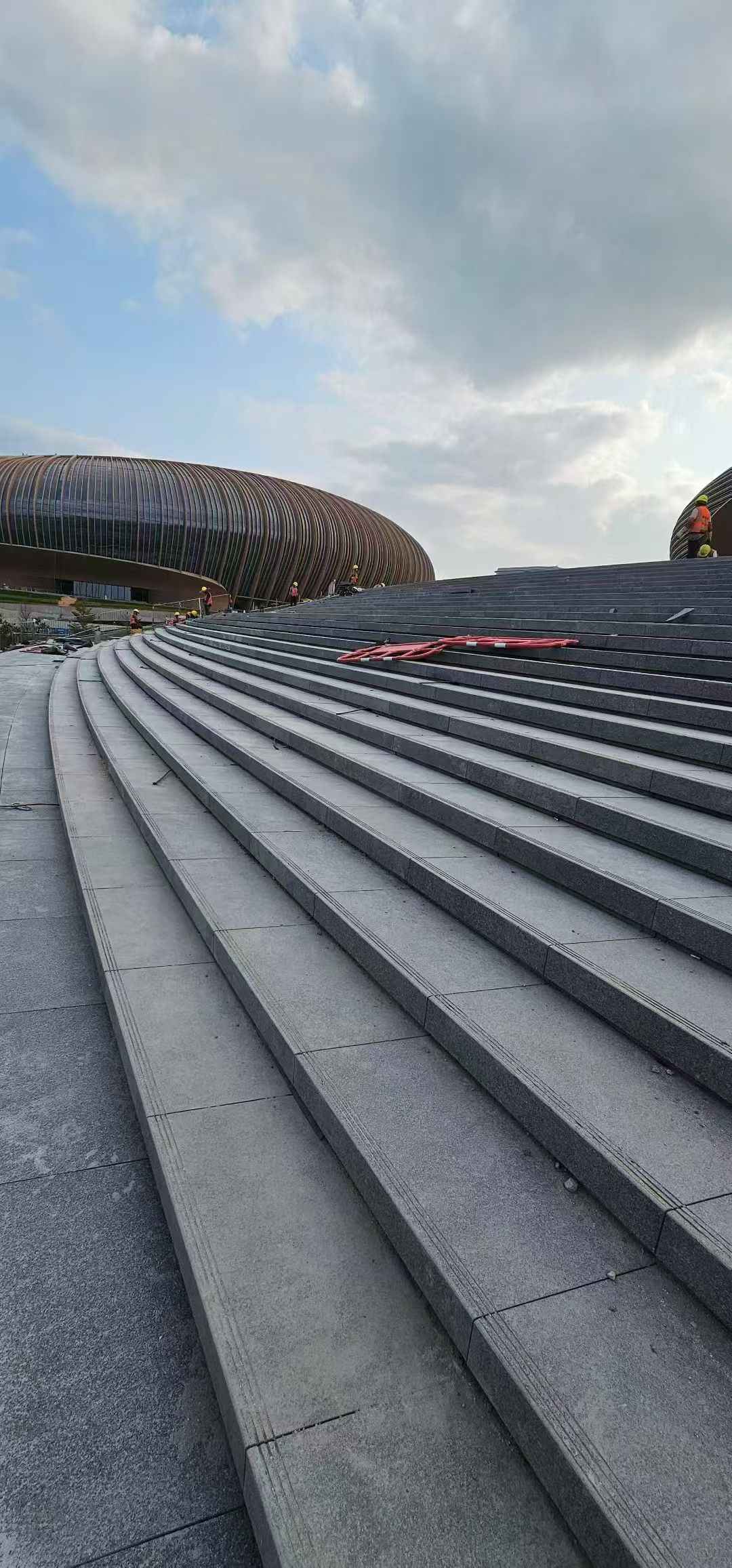 湖南 弧形整石台阶铺装效果图