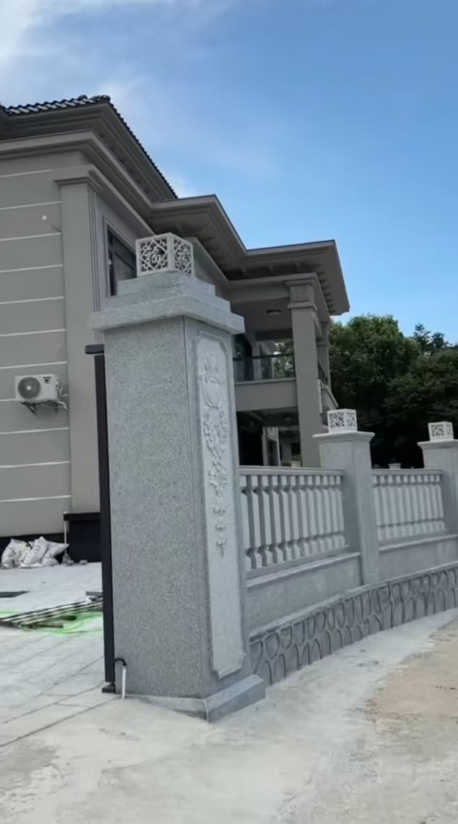 湖南 芝麻白别墅围墙栏杆，私人订制