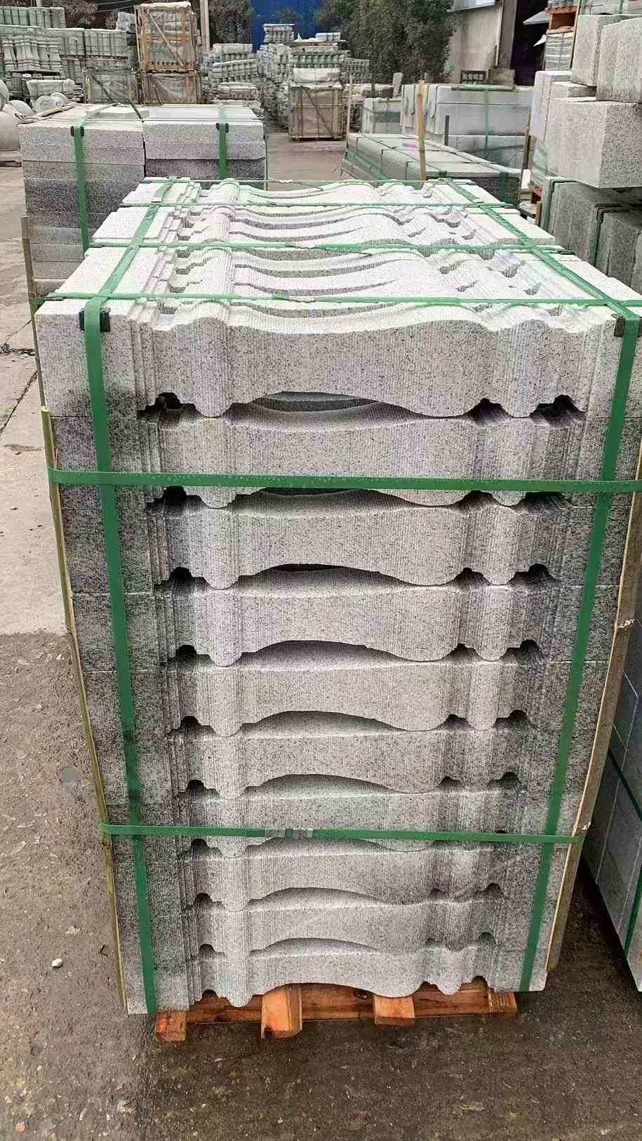 湖南 芝麻白方形拉丝面，栏杆花瓶柱