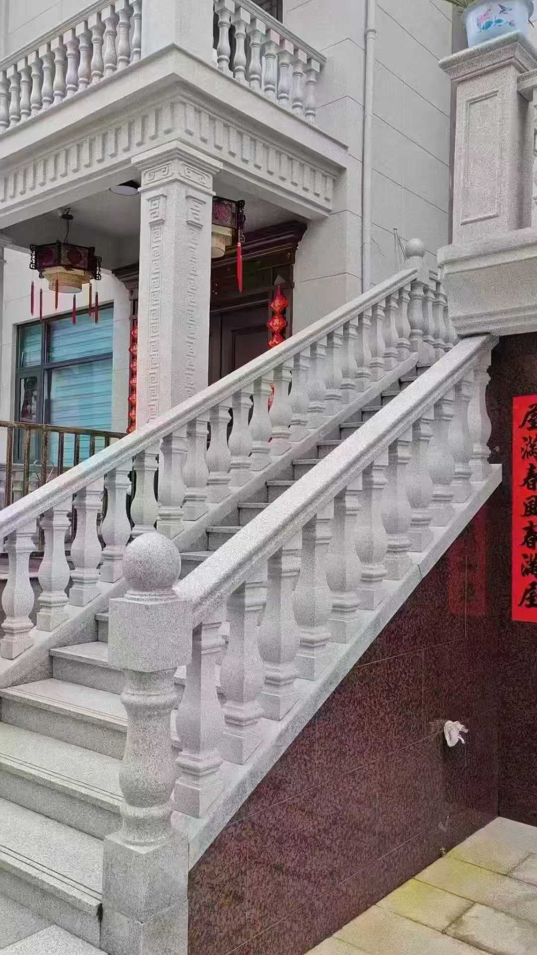 湖南 天然石材 阳台庭院护栏、栏杆