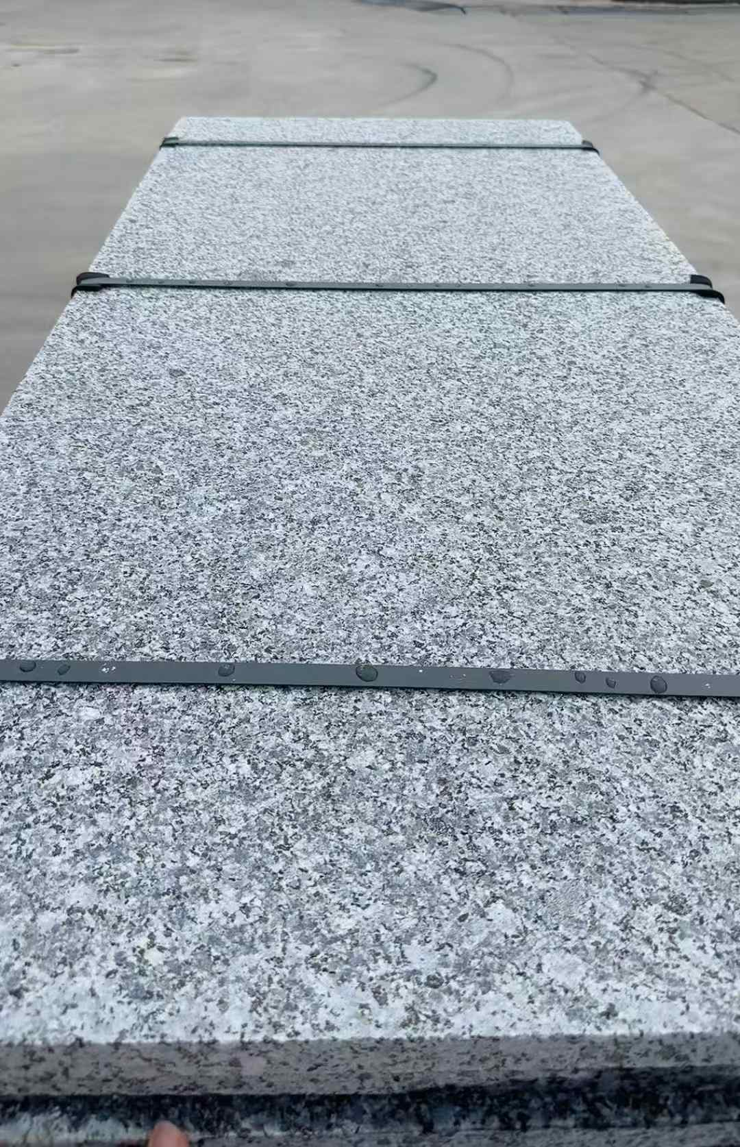 湖南 芝麻黑火烧面毛板，条板，半成品