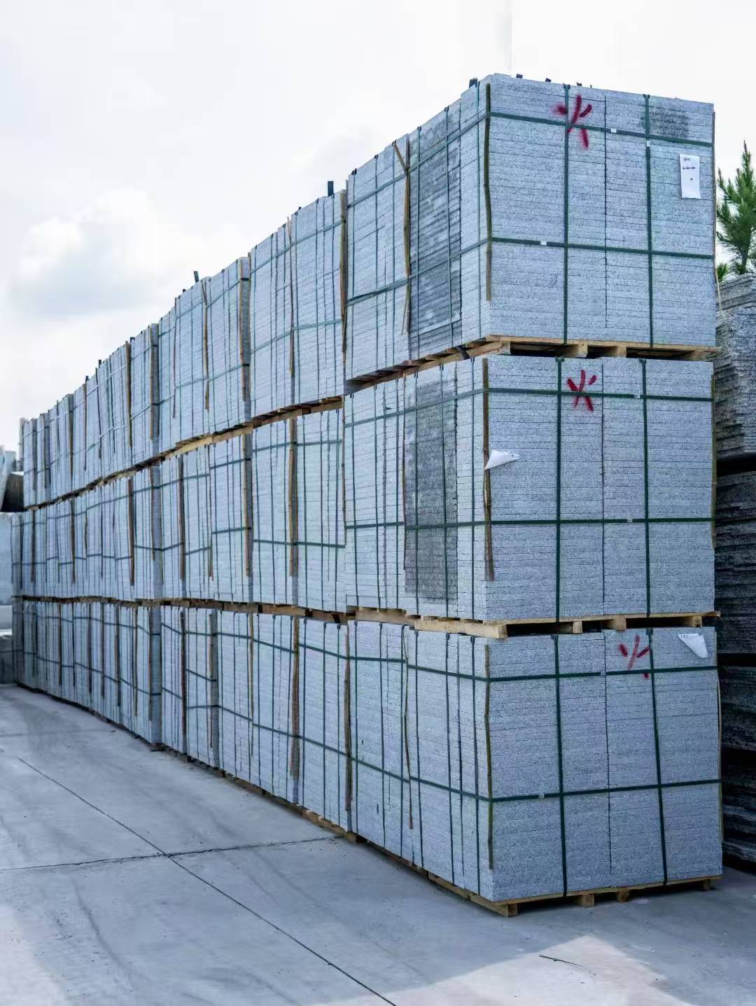 湖南 芙蓉白3公分火烧地铺成品300*600