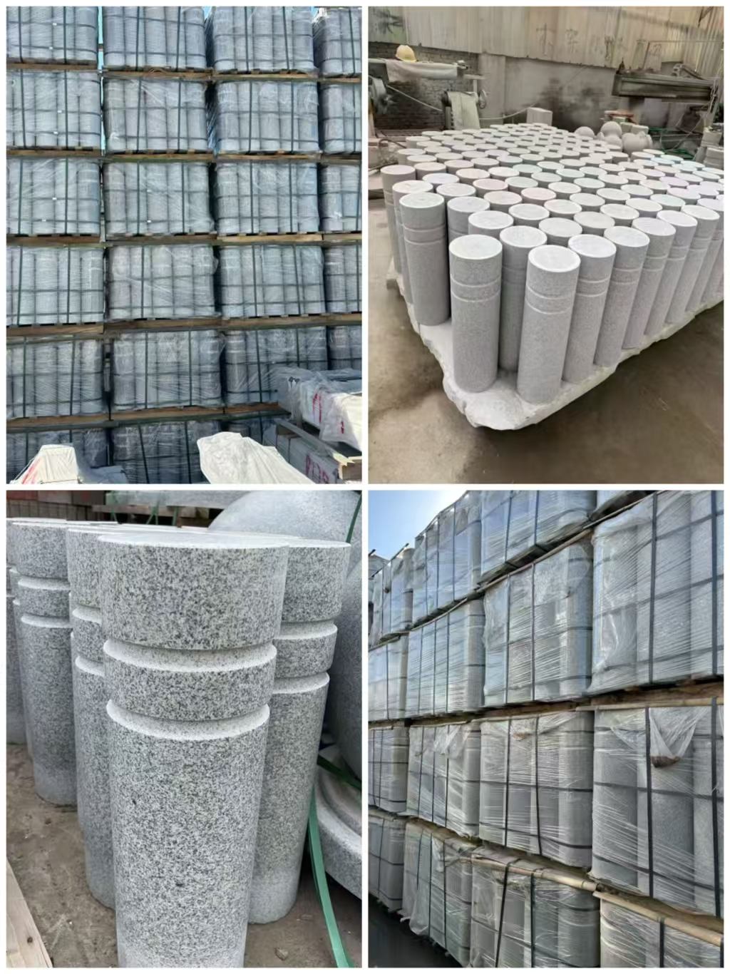 湖南 芝麻白花岗岩挡车柱、隔离柱多少钱