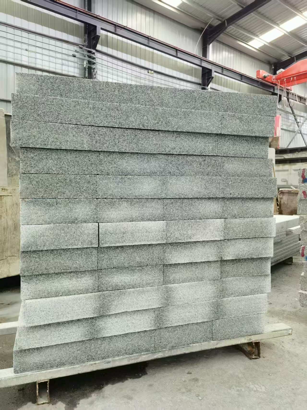 湖南 芝麻白10公分300*600广场地铺，A料定制，尺寸标准，厚薄均匀